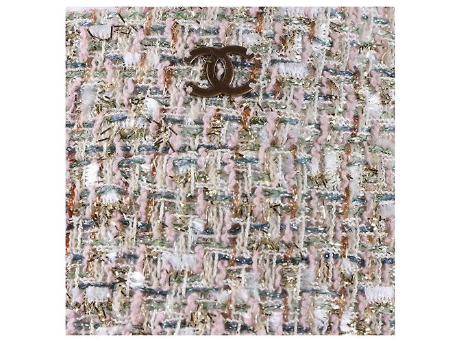 Falda de tweed Chanel Castaño - vista 4