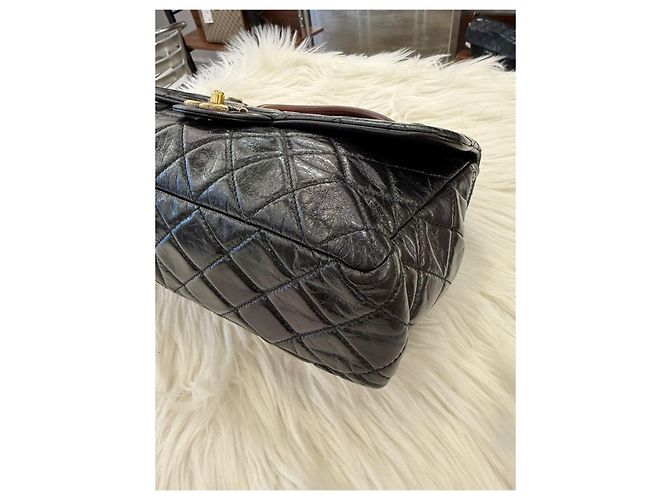 Chanel Castle Lock Vintage-Leder-Handtaschen-Serie Mehrfarben - Ansicht 9