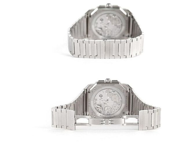 Bulgari Octo Finissimo Chrono GMT Acciaio Blu - vista 4