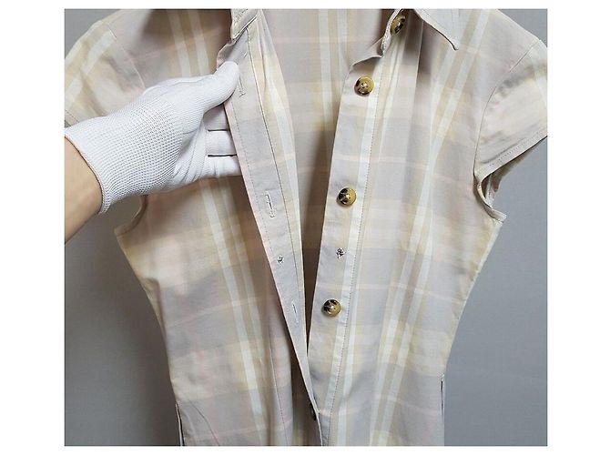 Burberry Abito a quadri da donna Marrone - vista 4