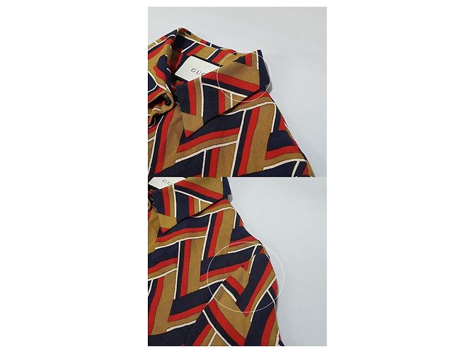 Gucci Camicia di seta da donna Multicolore - vista 3