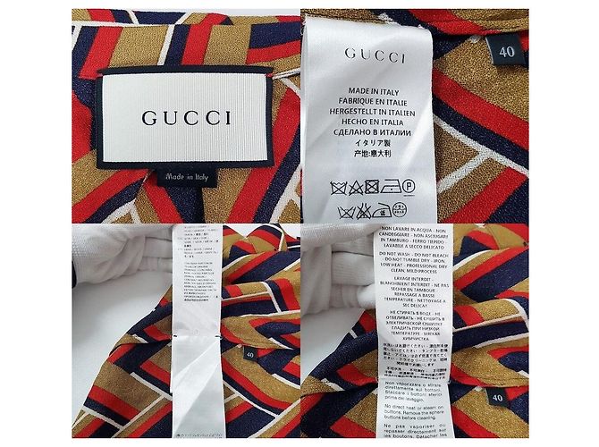 Gucci Camicia di seta da donna Multicolore - vista 9