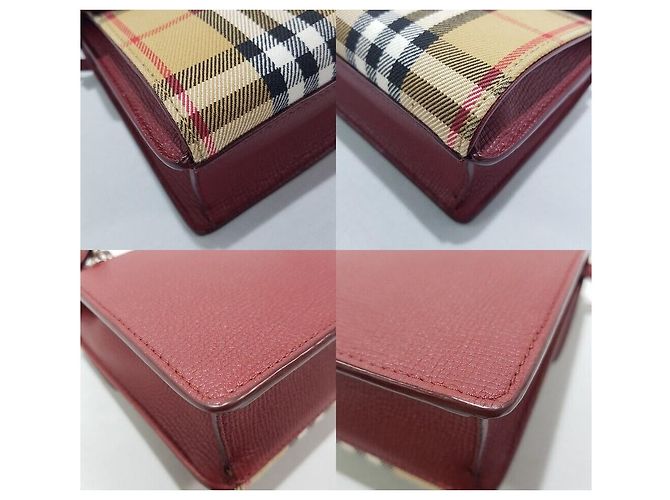 Burberry McKen Vintage Check Mini Umhängetasche Braun - Ansicht 8