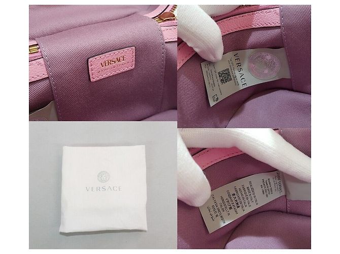 Versace Mini Vanity Tote Schultertasche La Medusa Pink - Ansicht 10