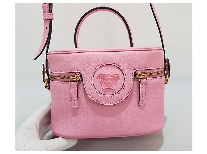 Versace Mini Vanity Tote Schultertasche La Medusa Pink - Ansicht 2