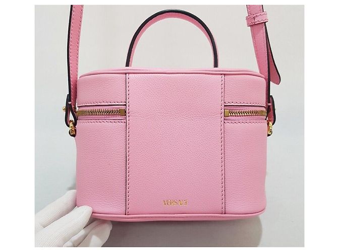 Versace Mini Vanity Tote Schultertasche La Medusa Pink - Ansicht 5