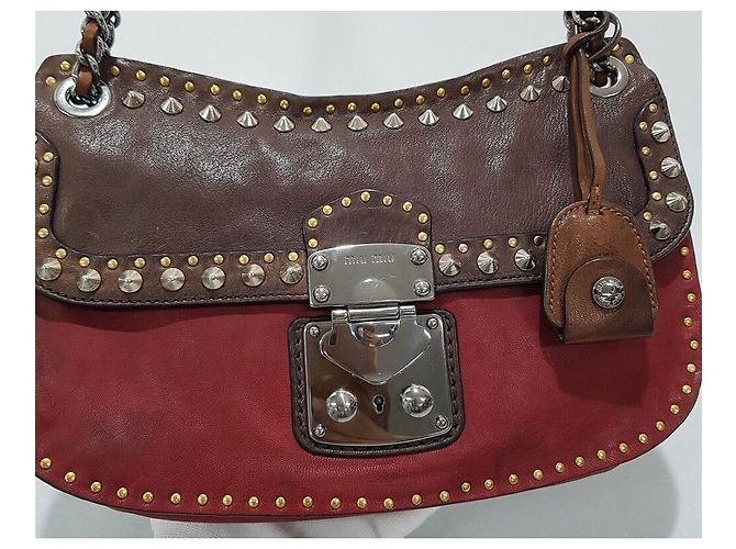 Borsa a Spalla Studded Miu Miu - vista 2