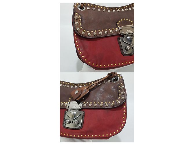Borsa a Spalla Studded Miu Miu - vista 3