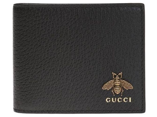 Gucci Animalier Leather Wallet Black - view 3