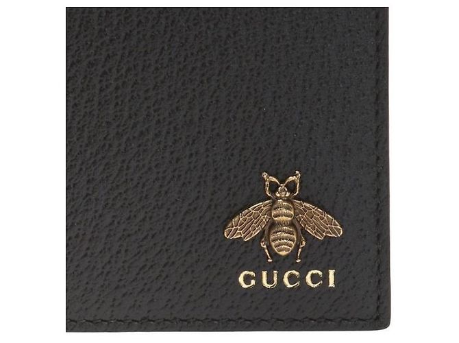 Gucci Animalier Leather Wallet Black - view 7