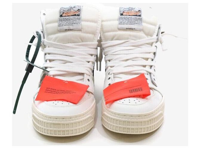 Off White Sneakers alte Off-White bianche Bianco - vista 2