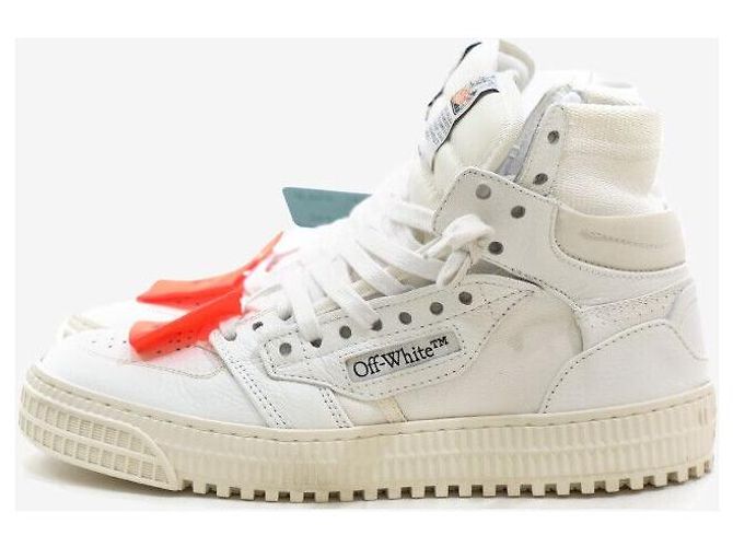 Off White Sneakers alte Off-White bianche Bianco - vista 3