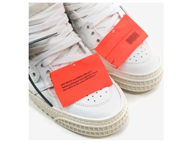 Off White Sneakers alte Off-White bianche Bianco - vista 6