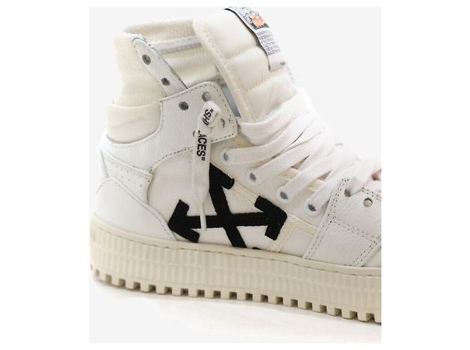Off White Sneakers alte Off-White bianche Bianco - vista 7