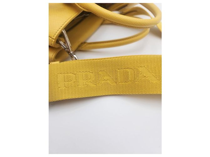 Prada Borsa Micro Tote Galleria Saffiano Multicolore - vista 14