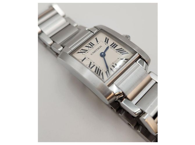 Cartier Tank Française Pequeña Acero - vista 10
