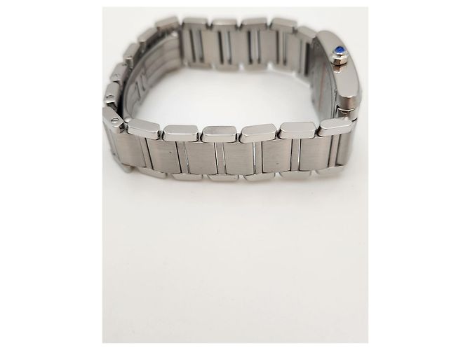 Cartier Tank Française Pequeña Acero - vista 12