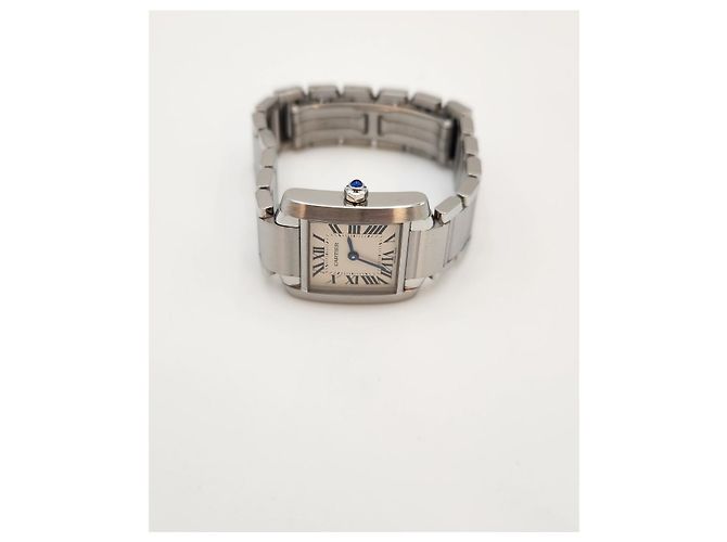 Cartier Tank Française Pequeña Acero - vista 5