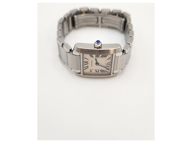 Cartier Tank Française Pequeña Acero - vista 6
