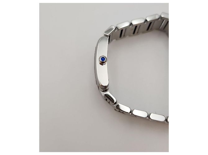 Cartier Tank Française Pequeña Acero - vista 7