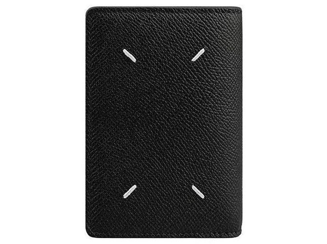 Maison Martin Margiela Stitch Folding Card Holder Black - view 2