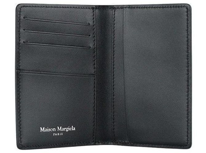 Maison Martin Margiela Stitch Folding Card Holder Black - view 5