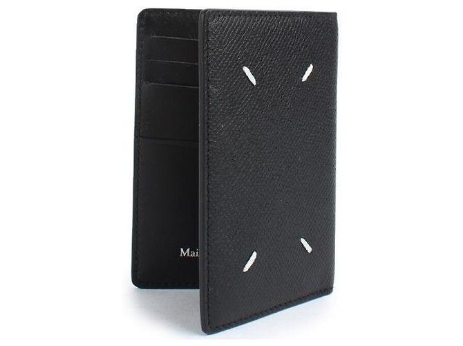 Maison Martin Margiela Stitch Folding Card Holder Black - view 8