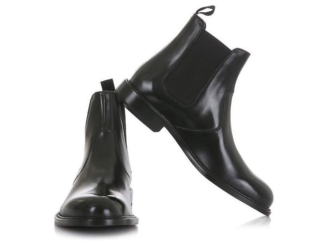 Dior Herren Embassy Leder Chelsea Stiefel Schwarz - Ansicht 4