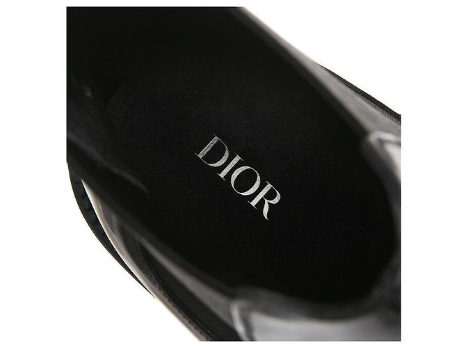 Dior Herren Embassy Leder Chelsea Stiefel Schwarz - Ansicht 8