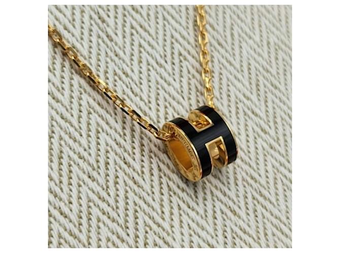 Hermès Pendente Mini Pop Hach Oro Nero - vista 11