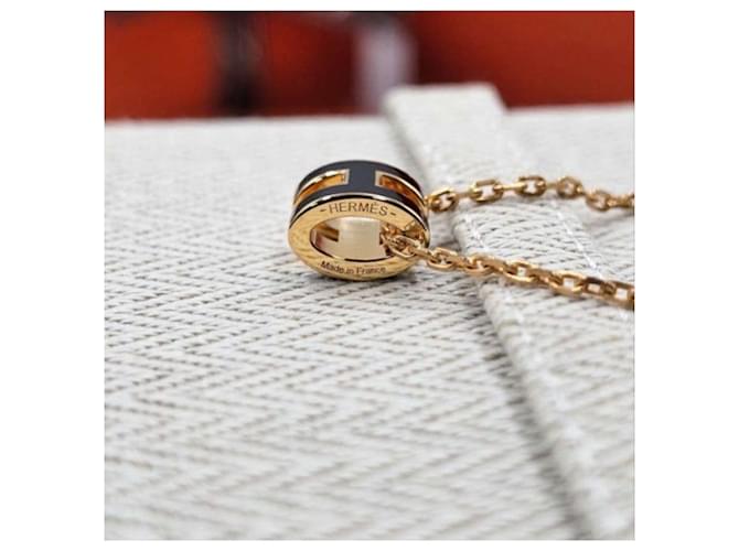 Hermès Pendente Mini Pop Hach Oro Nero - vista 9