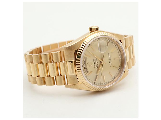 Rolex Orologio da uomo in oro Day-Date D'oro - vista 19