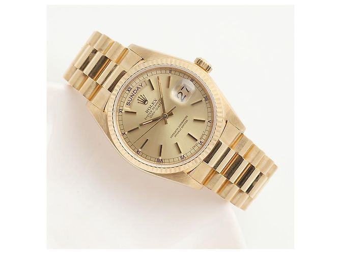 Rolex Orologio da uomo in oro Day-Date D'oro - vista 22