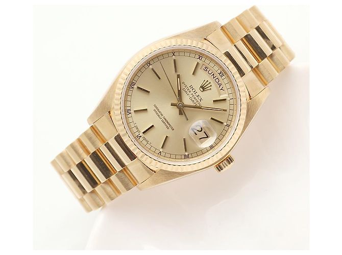 Rolex Orologio da uomo in oro Day-Date D'oro - vista 23