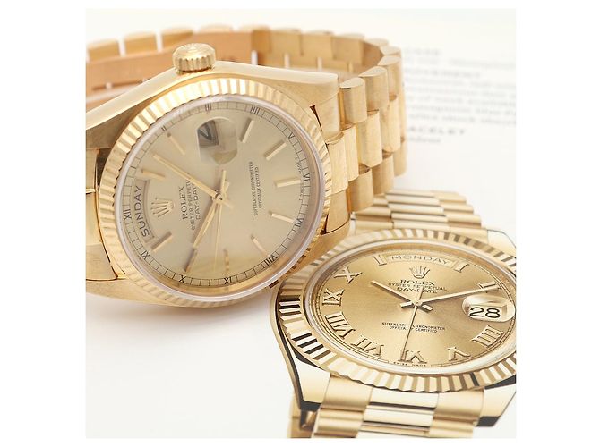 Rolex Orologio da uomo in oro Day-Date D'oro - vista 24