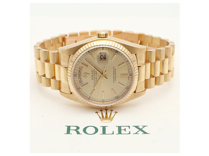Rolex Orologio da uomo in oro Day-Date D'oro - vista 25