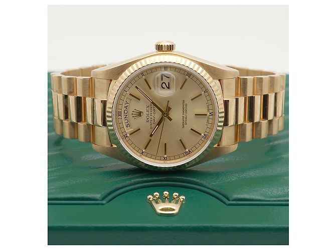 Rolex Orologio da uomo in oro Day-Date D'oro - vista 26