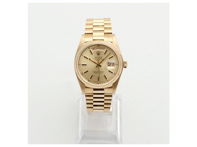 Rolex Orologio da uomo in oro Day-Date D'oro - vista 3