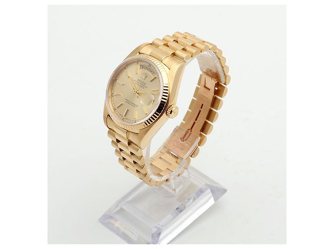 Rolex Orologio da uomo in oro Day-Date D'oro - vista 4
