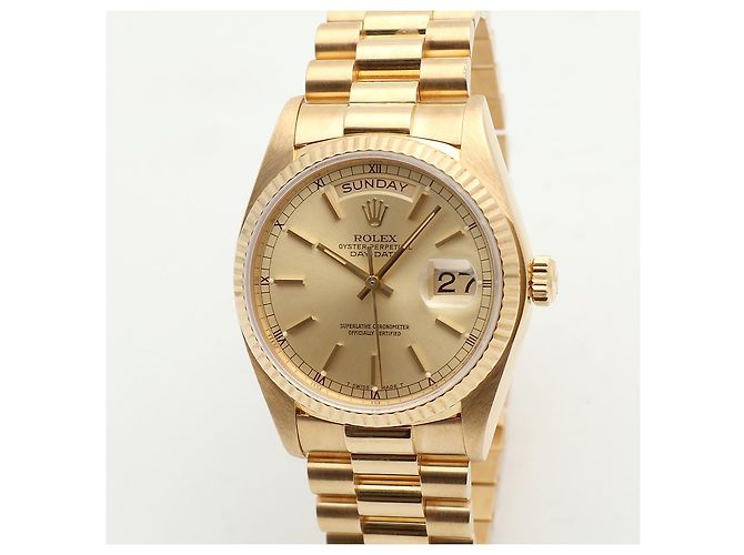 Rolex Orologio da uomo in oro Day-Date D'oro - vista 8