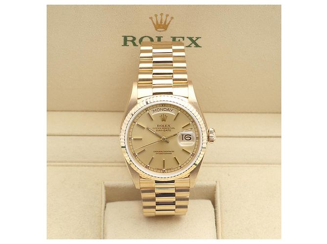 Rolex Orologio da uomo Day-Date in oro D'oro - vista 2
