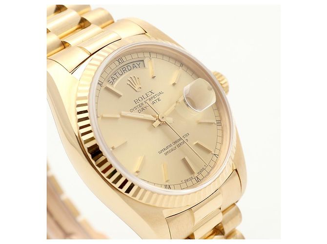Rolex Orologio in oro da uomo Day-Date D'oro - vista 11
