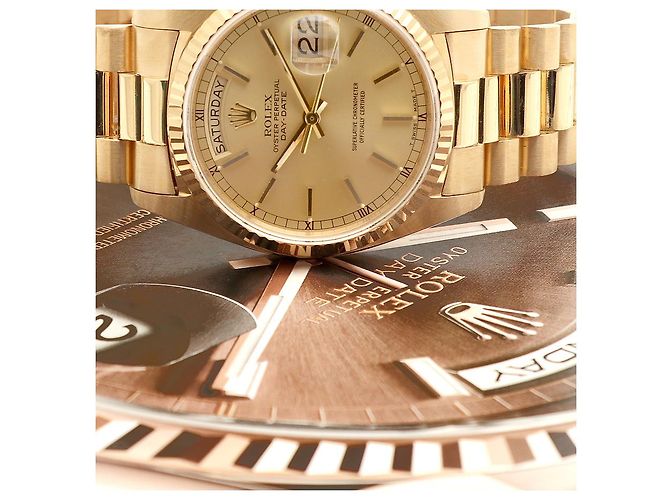 Rolex Orologio in oro da uomo Day-Date D'oro - vista 2