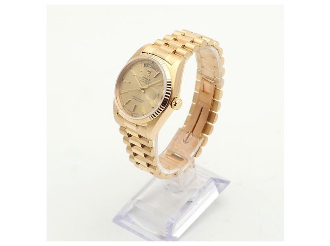 Rolex Orologio in oro da uomo Day-Date D'oro - vista 4