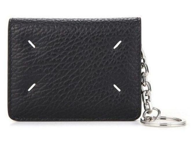 Maison Martin Margiela Stitch Keyring Card Holder Black - view 2