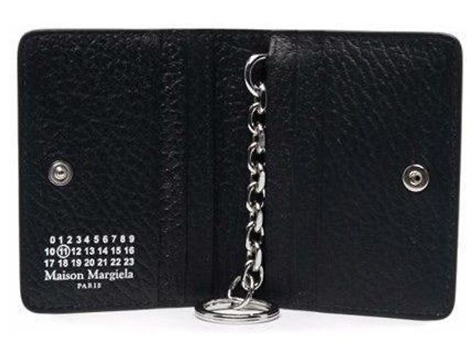 Maison Martin Margiela Stitch Keyring Card Holder Black - view 4