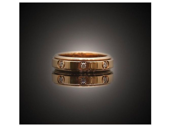 Piaget Anello Possession in Oro Rosa con Diamanti - vista 4