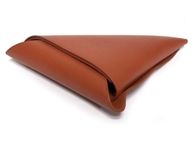Clutch Triangular de Piel Ligera Bottega Veneta Roja - vista 10