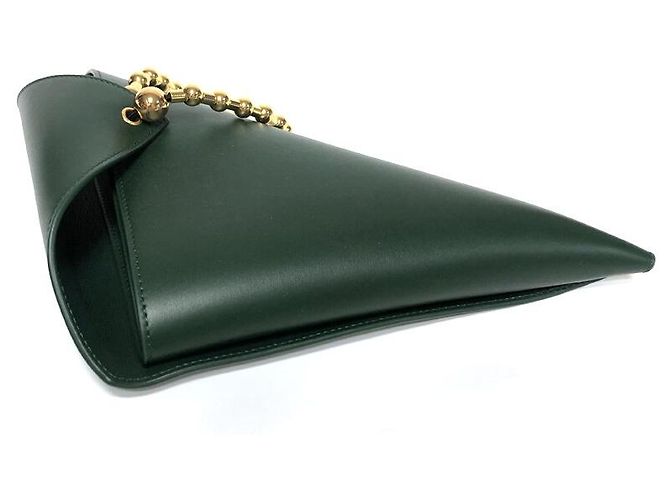 Clutch Triangular de Piel Ligera Bottega Veneta Roja - vista 14