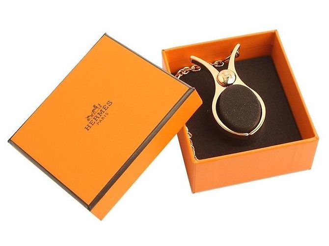 Hermès Chaveiro de ouro rosa e suporte para luvas - vista 5